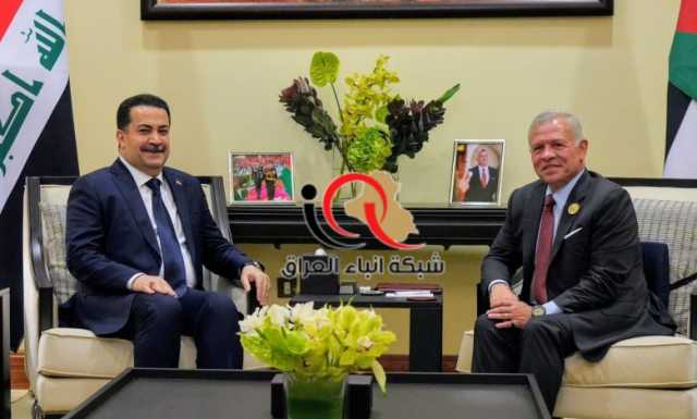 رئيس مجلس الوزراء السيد محمد شياع السوداني يلتقي العاهل الأردني في إطار مؤتمر الاستجابة الإنسانية الطارئة في غزّة المنعقد بالأردن