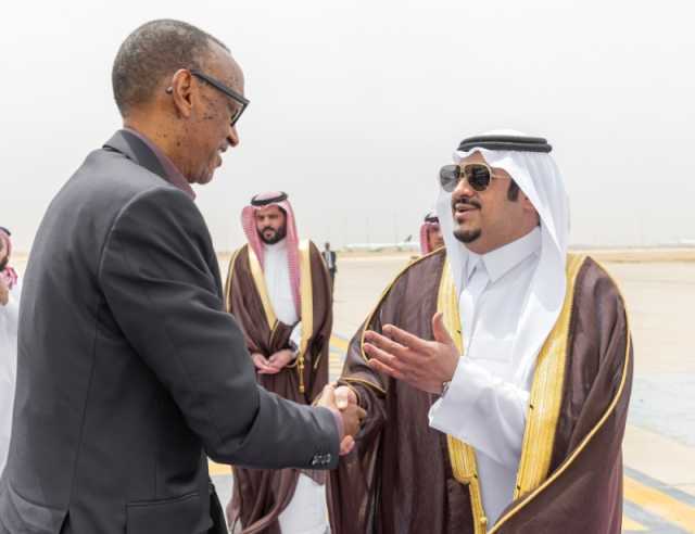 رئيس جمهورية رواندا يغادر الرياض