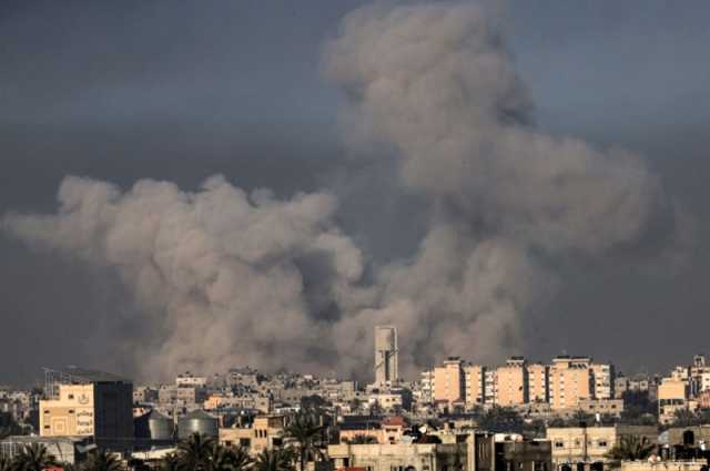 استشهاد ثمانية فلسطينيين في قصف إسرائيلي على مدينة رفح