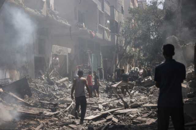 استشهاد 8 فلسطينيين في قصف إسرائيلي على وسط قطاع غزة