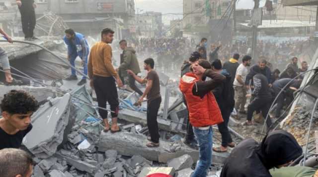 4 شهداء في قصف الاحتلال لمقر الهلال الأحمر جنوب غزة