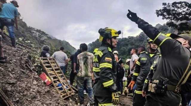 مصرع 34 في انهيار طيني بكولومبيا