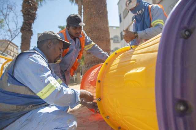 1480 مهمة صيانة وإصلاح لألعاب الأطفال في حدائق الطائف