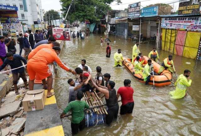 ارتفاع حصيلة ضحايا الفيضانات في الهند إلى 49 قتيلًا