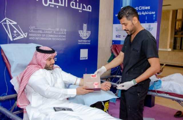 أكثر من 50 متبرعًا في حملة التبرع بالدم تحت شعار 'قطرة دم تنقذ حياة'