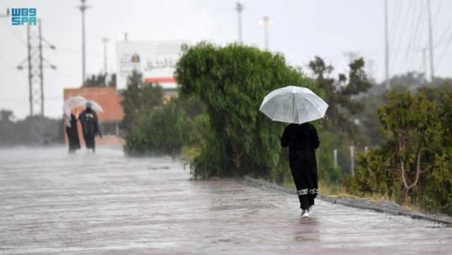 أمطار غزيرة على 14 محافظة في جازان