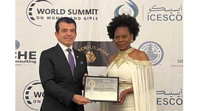 الإيسيسكو تفوز بجائزة 'جوستينا موتال الدولية لتأهيل المرأة والقيادة الأيقونية'