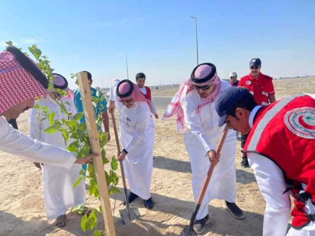 حملة لزراعة 8000 شجيرة في محافظة الخفجي 
