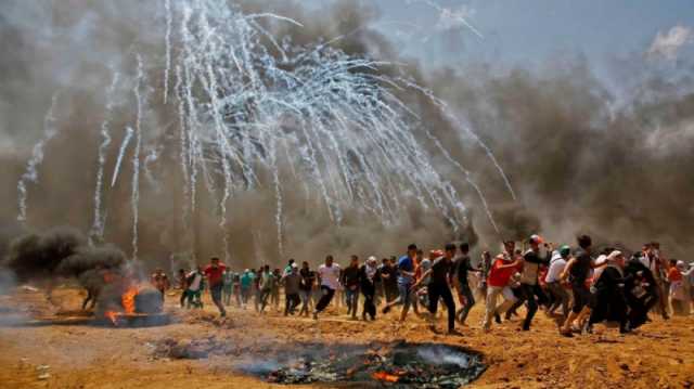 غزة.. الاحتلال يقصف مخيم البريج بالفسفور الأبيض