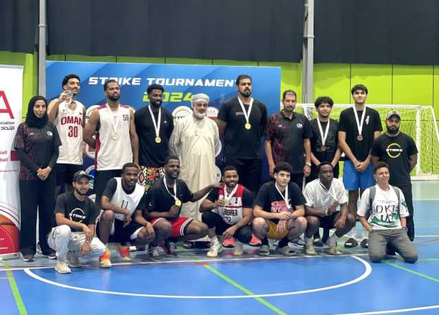 فريق مرسى يحصد بطولة استرايك عمان لثلاثيات السلة