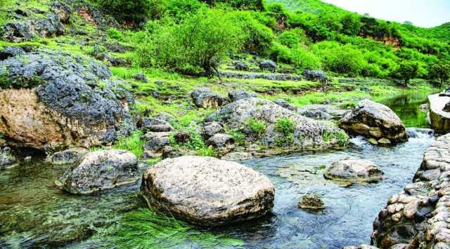 عين رزات.. وجهة سياحية متفردة بسحر جمالها وجريان مياهها