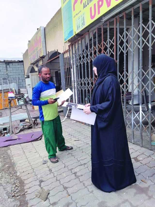 زيارة تفتيشية للمحلات التجارية بالعوابي