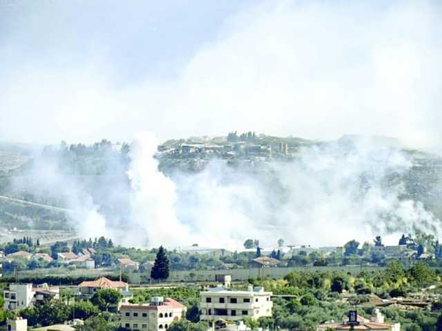 بالطيران والمدفعية ... قصف متبادل بينحزب الله وجيش الإحتلال جنوب لبنان