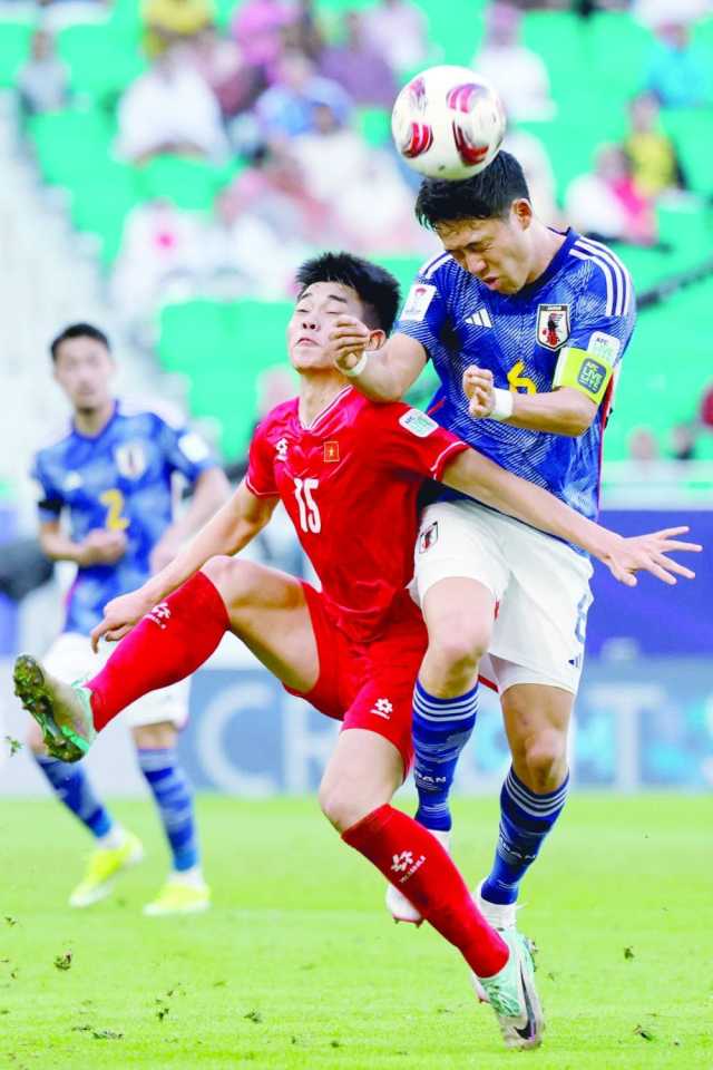 فوز مثير لليابان على فيتنام في كأس آسيا