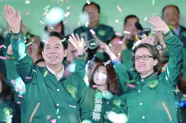 فوز المرشح الديمقراطي التقدمي في الانتخابات الرئاسية التايوانية