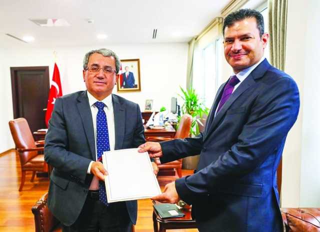 وزير الخارجية يبعث رسالة خطيّة لنظيره التركي