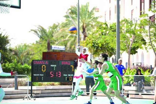تنافس كبير في انطلاق البطولة العربية لثلاثيات السلة للشباب والفتيات