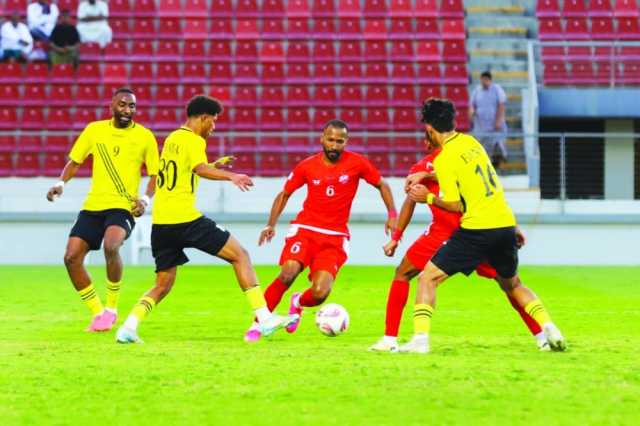 التعادل يحسم مواجهة فنجاء وظفار في دوري الأولى