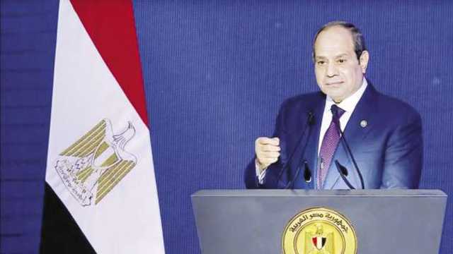 الرئيس السيسي للمصريين: اطمئنوا.. «محدش يقدر يمس بلدنا»