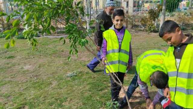 انطلاق فعاليات مبادرة لتجميل مدينة دمياط الجديدة بمشاركة طلاب المدارس