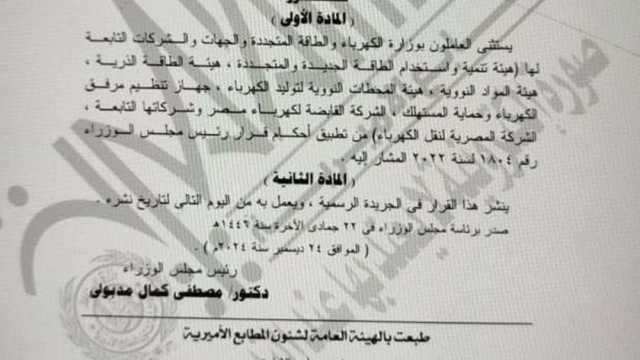 عاجل: رسميا.. مد الإجازات والإعارات للخارج للعاملين في 7 جهات حكومية مصرية