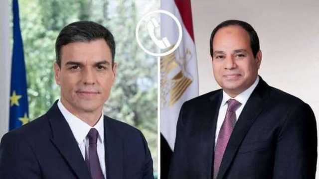 الرئيس السيسي يتلقى اتصالا هاتفيا من رئيس الوزراء الإسباني لبحث مستجدات الأوضاع الإقليمية