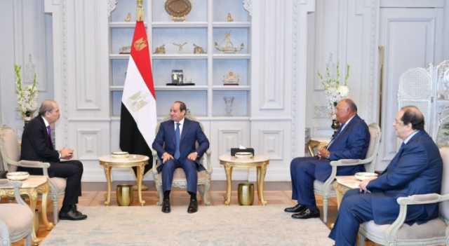 الرئيس المصري يستقبل الصفدي الثلاثاء