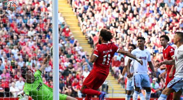 ليفربول يتغلب على أستون فيلا بثلاثية نظفية في الدوري الإنجليزي