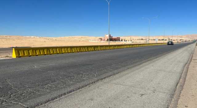 انتهاء العمل بالتحويلة المرورية على طريق عمان الزرقاء