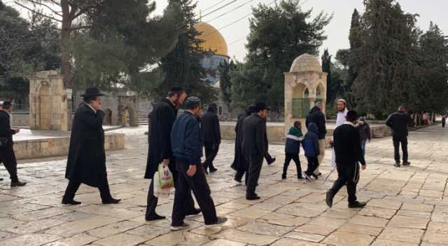 يهودا غليك يقود اقتحام المستوطنين للمسجد الأقصى