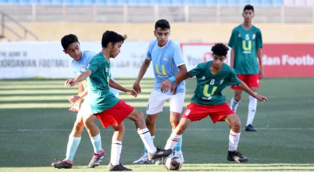 الوحدات يتصدر فرق دوري الناشئين لكرة القدم