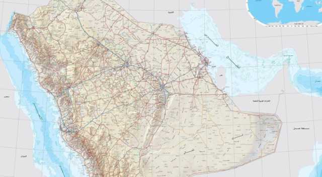 خريطة سعودية محدثة تغضب كيان الاحتلال لاعتماد اسم فلسطين