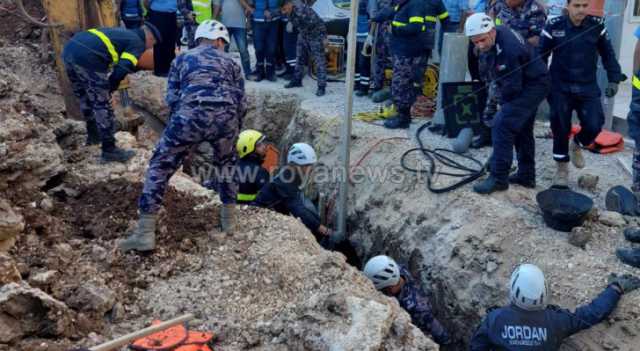 مراسل رؤيا: إصابات بانهيار أثناء حفريات في الحصن بإربد