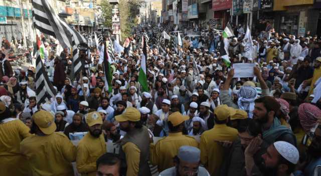 مسيرات حاشدة في باكستان وأفغانستان نصرة للفلسطينيين