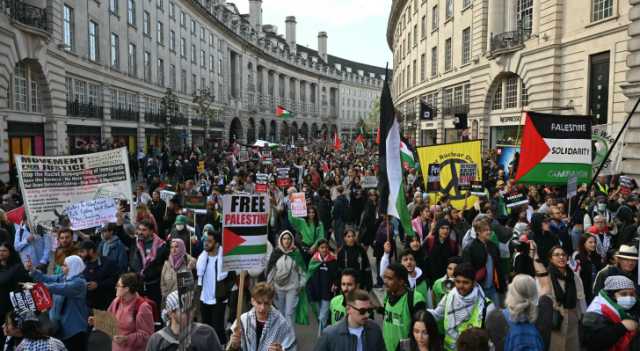زُملط في مظاهرة حاشدة في لندن: حرروا فلسطين