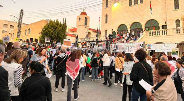 صلاة وشموع.. الهيئات الأرثوذكسية في الأردن تنظم وقفات تضامنية مع الفلسطينيين