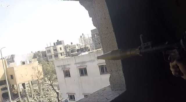 القسام تعرض مشاهد لاستهداف قوات من جيش الاحتلال متحصنة داخل مباني