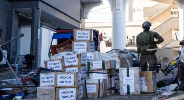 الاحتلال يزعم إدخال مساعدات إلى مجمع الشفاء الطبي بغزة