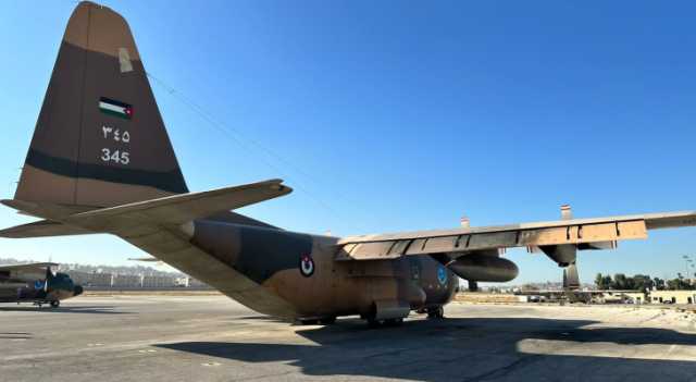 الأردن يرسل طائرة مساعدات غذائية إلى الأهل في غزة
