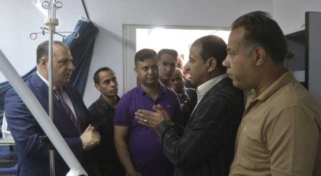 السفير الأردني في فلسطين يتفقد المستشفى الميداني الأردني بنابلس