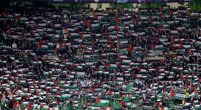الويفا يعاقب نادي سيلتيك بسبب دعم فلسطين