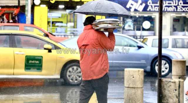 بدء تأثر الأردن بالمنخفض الجوي