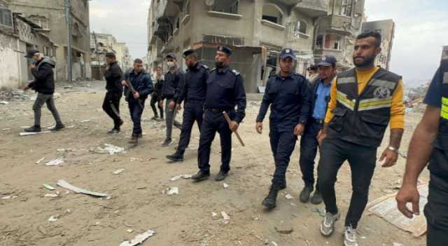 لماذا انتشرت الشرطة الفلسطينية في غزة رغم الحرب؟ - صور