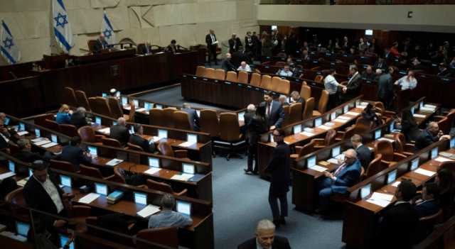 الكنيست يصدق على مشروع قانون لإغلاق وسائل إعلام أجنبية في تل أبيب