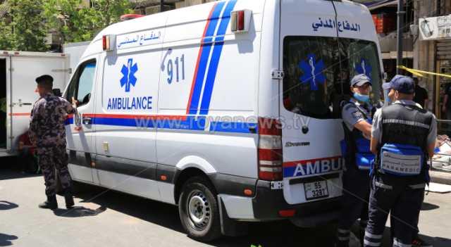 إصابة 6 أشخاص بحادثي تدهور في الأردن