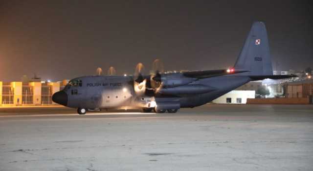 وصول طائرة مساعدات بولندية إلى مطار ماركا العسكري