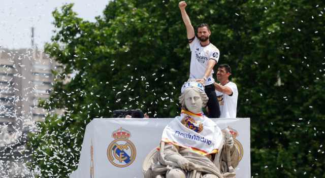 ريال مدريد يحتفل بلقب الدوري الإسباني
