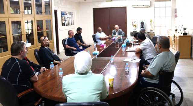 اللجنة البارالمبية الأردنية تجتمع بمدربيها