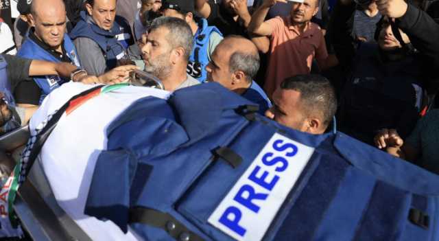 ارتفاع عدد الشهداء من الصحفيين في غزة