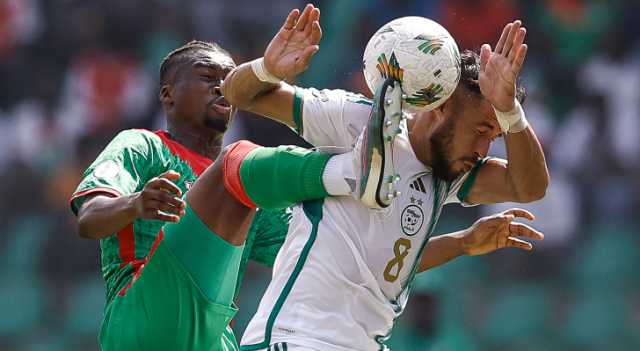 كأس أمم إفريقيا: الجزائر تنتزع تعادلاً متأخراً أمام بوركينا فاسو